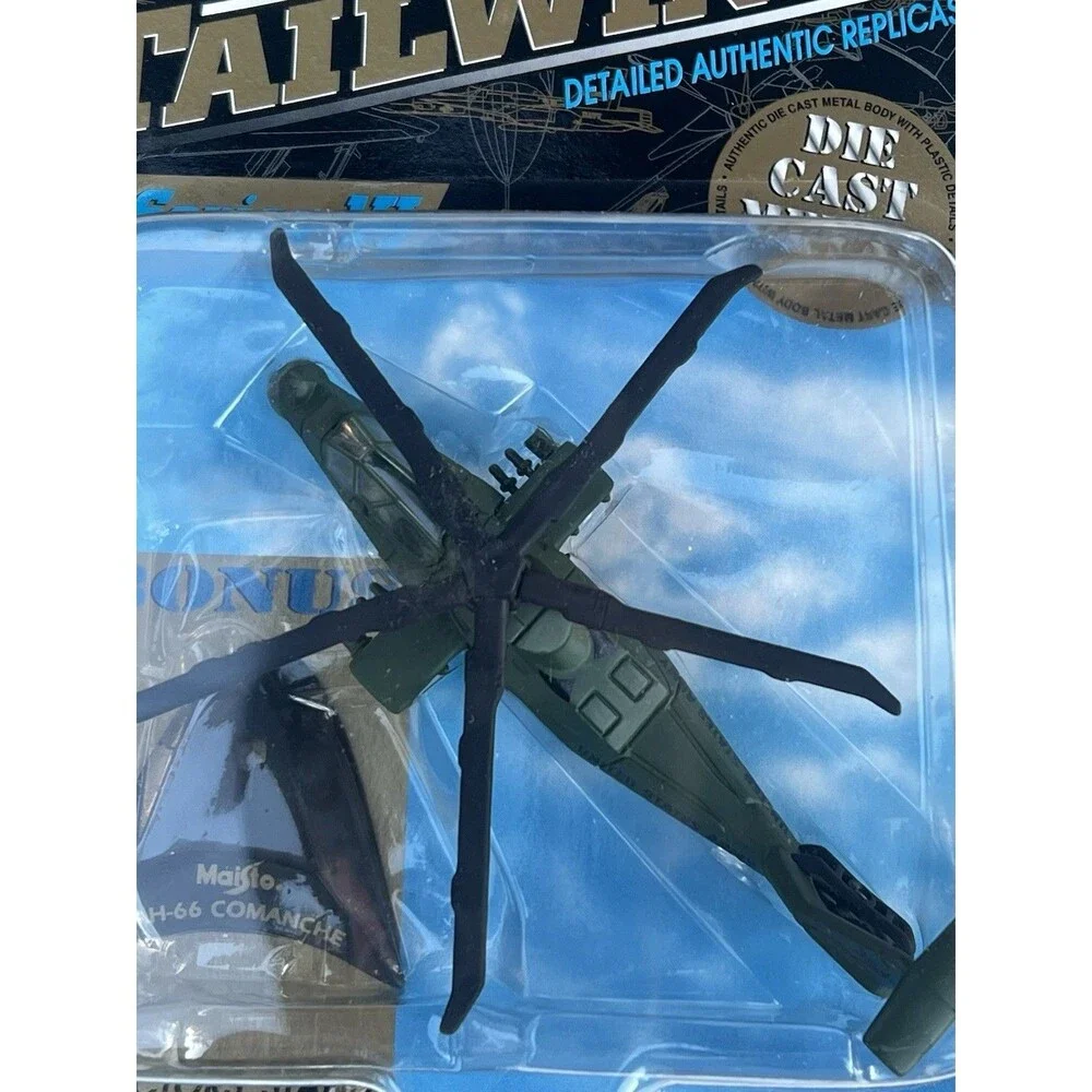 2001 Maisto Tailwinds RAH-66 Comanche US Army Diecast Helicopter Sealed